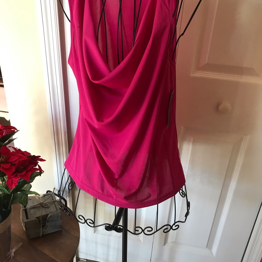 Worthington women’s drape neck sleeveless tank top - Picture 6 of 7